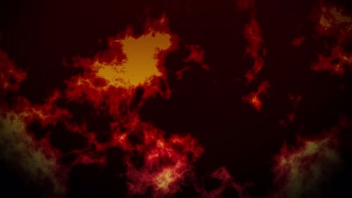 Fluid Abstract Fire Loop Background