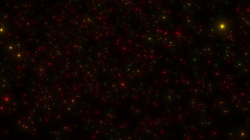 Abstract Flowing Glowing Particle Loop Background Animation