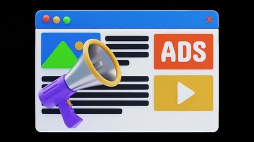 Digital Advertising Marketing Animation with 3D Browser