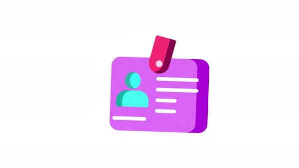 Hand Drawn Sketch Animation of ID Card, Elements Motion Graphics ft. id ...