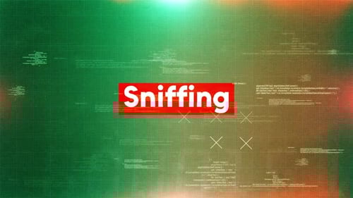 Glitch Text Reveal with Futuristic Data Overlay