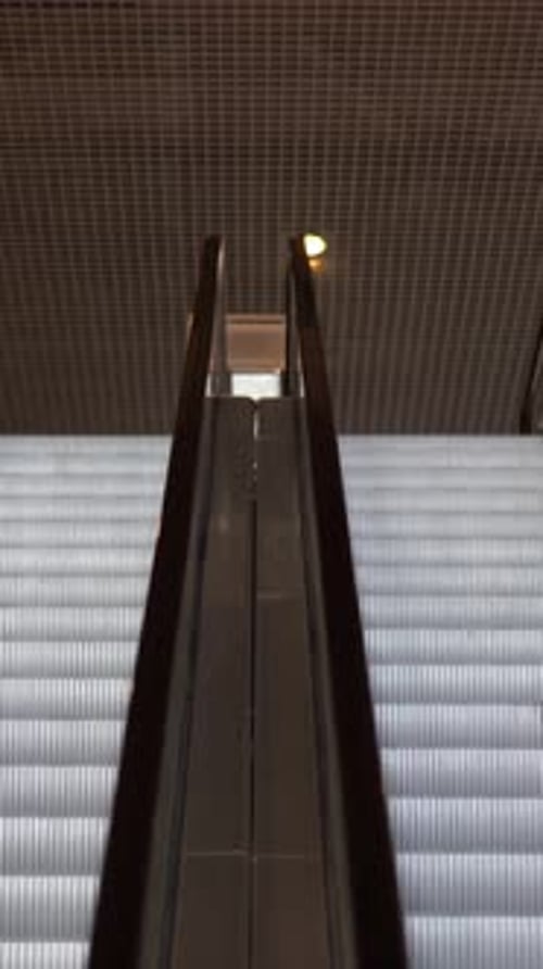 Escalator Ascending in an Urban Environment