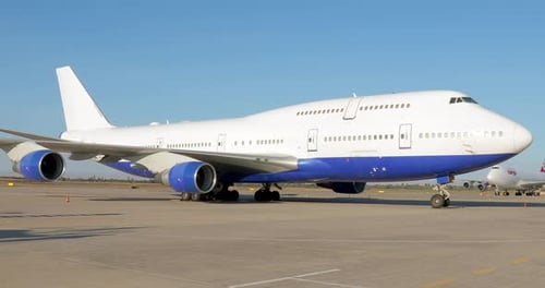 Terra Avia plane at the Airport