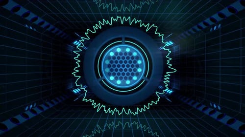 4K Cool Particle Rhythm Light Effect Bar Background