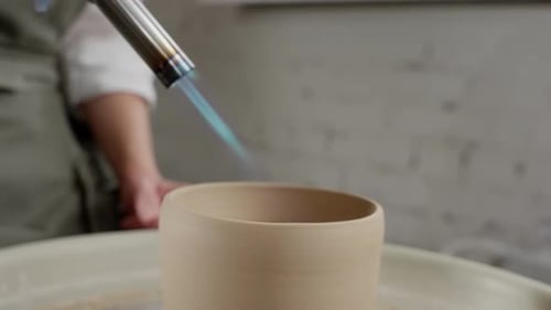 Ceramic Pot Creation using Flame Torch