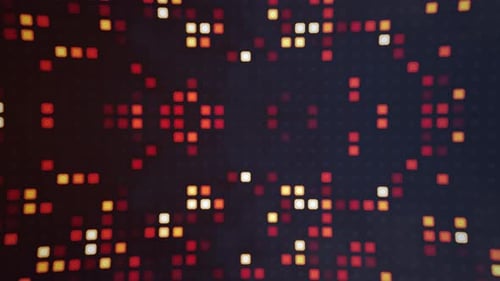 Digital Pixel Grid Technology Animation Background