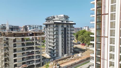 Elite Coastal Estates Aerial Glimpses of Mediterranean Residential Marvels Beautiful Building