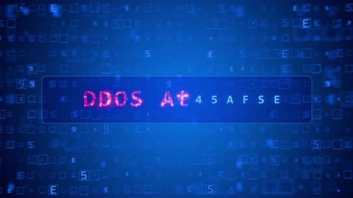 Sinal de DDoS. Conceito de ataque DDoS em sistemas de computador. Conceito de ataque de negação de serviço. Atta