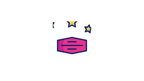 Animierte Kino-Symbole
