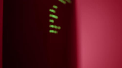 Retro Pc with Loading Code Console Programmer Making Scripts Green Basic Screen Old Computer Studio