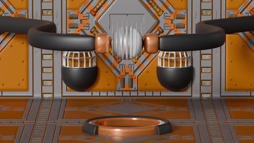 Slice 3D Loop Shapes Animation