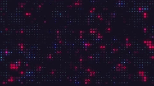 Schleifender abstrakter glühender Mosaik-LED-Display-Hintergrund