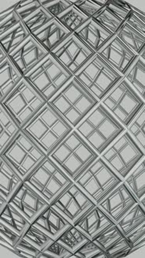 Elite Vertical Background with Silver Elements, Unique Design, Reflection, Exclusive, 3D Render