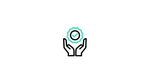 Icono animado de recomendación