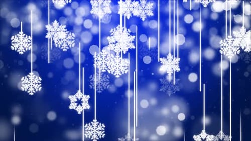 Flickering Snowflake Particles Random Motion of Particles