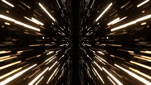 Light Yellow Abstract Light Speed Effect Background Vj Loop In 4K