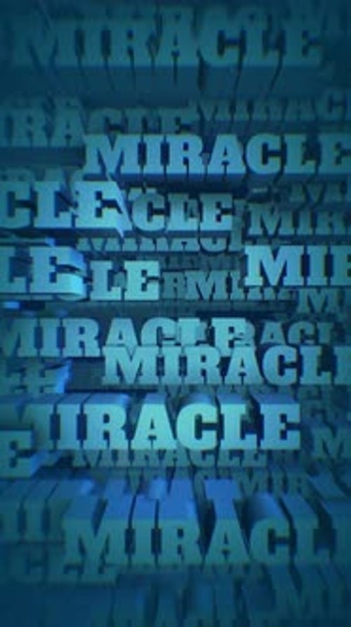 Miracle Repeat Words Portrait-Hintergrund