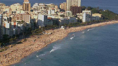 Praia de Ipanema, Rio de Janeiro, Brasil Aéreo