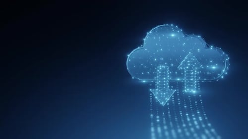 Digital cloud with binary data transfer