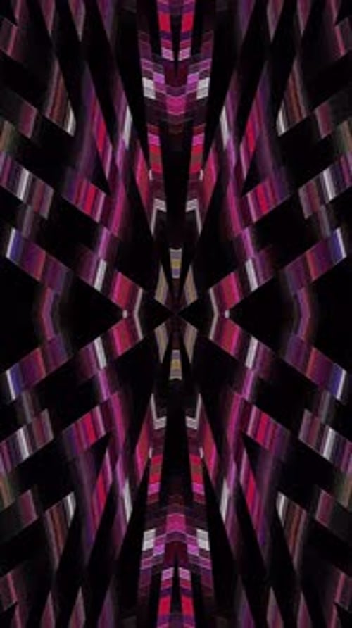 Abstract Digital Kaleidoscope Lines Background