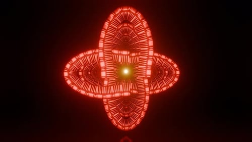 Abstract Spiral 4 K Vj Loop Hypnotic Motion Background Red