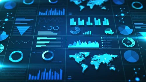 Financial Business Chart Diagrams Stock Market Economy And Financial Data Graph Economic Growth