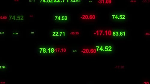 Dynamic Financial Data Streaming Digital Background