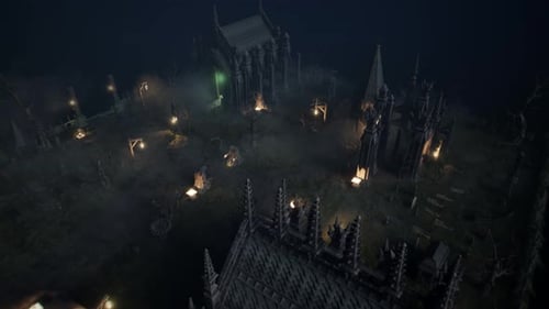 Sobrevuelo de la cripta