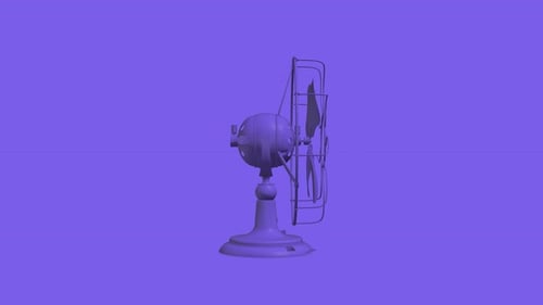 Abanico morado