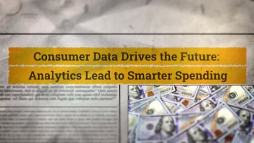 Consumer Data Drives The Future Analytics Lead To Smarter Spending New Newspaper Headline Titles