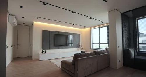 Modern Apartment Interior Design in Urban Home Setting