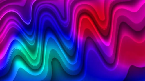 Abstrakte, glatte, futuristische Streifen. Animierte Mustertexturtapete mit beweglichen Streifen im Hintergrund