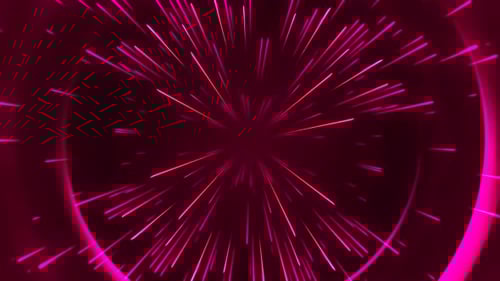 Abstract Glowing Neon Lines Speed Tunnel Background