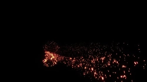 Dynamic Sparkling Particle Trail Transition