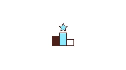 Winner Podium Icon animation