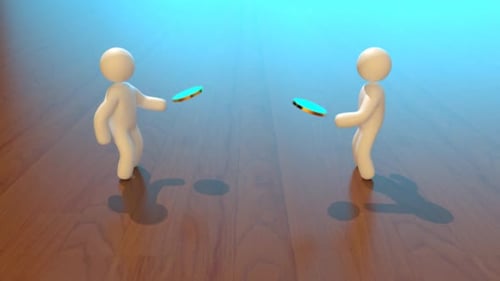 Blockchain exchange market - 3D Animation