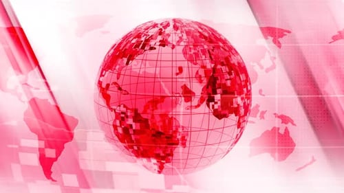 Planet Earth Technology News Animated Background