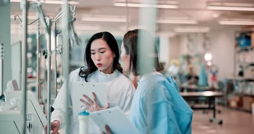 Doctors Consult in Hospital