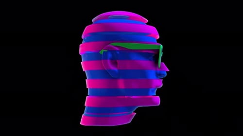 Kopf mit Sonnenbrille 01