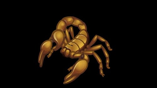Cartoon Scorpion Walking Animation Loop