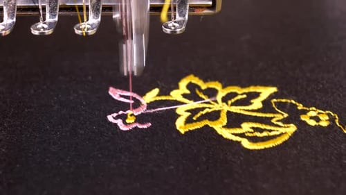 Traditionelles maschinelles Weben