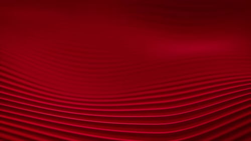Rote animierte 3D-Wellen