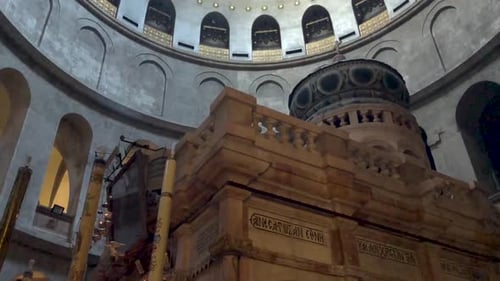 View of the Jesus's tomb, Religious Stock Footage ft. architecture & religion - Envato