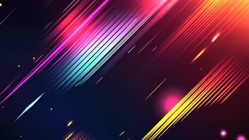 Vibrant, dynamic abstract design with diagonal lines and glowing colors (1)