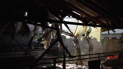 The Russian Enemy Attacked Ukrainian Land