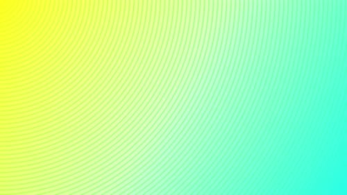 Teal and Yellow Gradient with Waves and Minimal Geometry