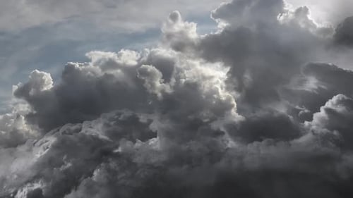 Sky With Storm Clouds 4k background.