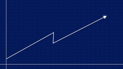 Eine Grafik, die das Wachstum eines Unternehmens zeigt