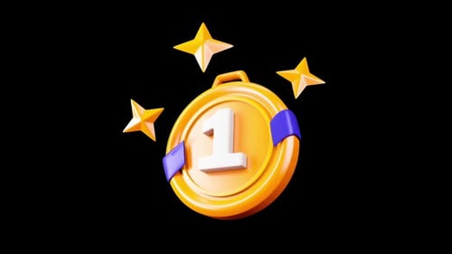 First Place Champion Gold Medal Winner Alpha