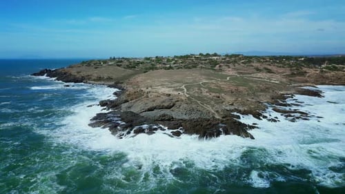 Large Ocean Beautiful Wave Extreme Wave Crushing Coast Big Ocean Beautiful Wave Amazing Wave Force